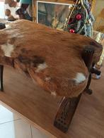 Opgezet koe bankje , echte koe vell, zeer mooi, Verzamelen, Dierenverzamelingen, Ophalen, Zo goed als nieuw, Boerderijdier, Opgezet dier