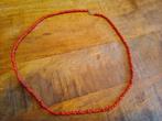 Bloedkoraal ketting, Ophalen of Verzenden, Nieuw, Rood, Kunststof