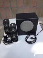 Logitec X230 speakerset, Computers en Software, Pc speakers, Ophalen of Verzenden, Zo goed als nieuw, Audiokanaal 2.1, Logitec