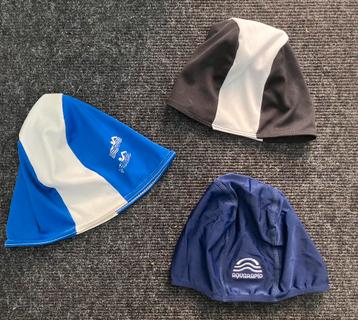 Badmuts zwemmuts muts stof donkerblauw heren dames beschikbaar voor biedingen