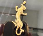 Prachtige 14 karaats gouden panter hanger, Sieraden, Tassen en Uiterlijk, Kettinghangers, Ophalen of Verzenden, Nieuw, Goud