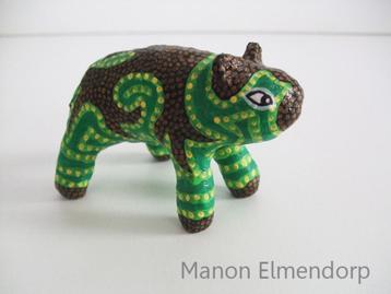 100% Handgemaakt Beeldje Fantasie Diertje nr 17 beschikbaar voor biedingen