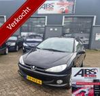 Peugeot 206 1.4 Génération AIRCO CR CONTR APK FEB 2027, 31 €/maand, 4 cilinders, Zwart, Origineel Nederlands