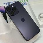 iPhone 14 Pro 128GB paars /krasvrij /100% batt /garantie, Apple, Paars, Zonder simlock, 128 GB