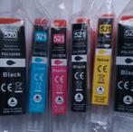 Set   520 & 521 Cartridges - voor Canon Pixma printers, Spelcomputers en Games, Spelcomputers | Nintendo DS, Ophalen of Verzenden