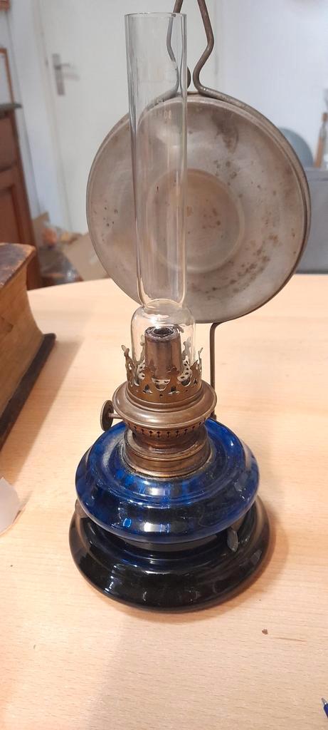 Antieke Franse Olielamp, Antiek en Kunst, Antiek | Lampen, Ophalen
