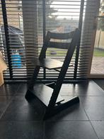 Stokke Tripp Trapp meegroeistoel (zwart, incl. accessoires), Kinderen en Baby's, Kinderstoelen, Ophalen, Zo goed als nieuw, Meegroeistoel