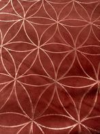 Oudroze fluwelen gordijnen Maisons du Monde, Ophalen of Verzenden, Zo goed als nieuw, 150 tot 200 cm, Overige kleuren