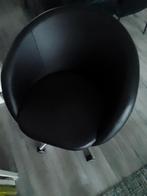 Ikea bureaustoel op wielen - Nieuwstaat, Ophalen, Zwart, Zo goed als nieuw, Metaal