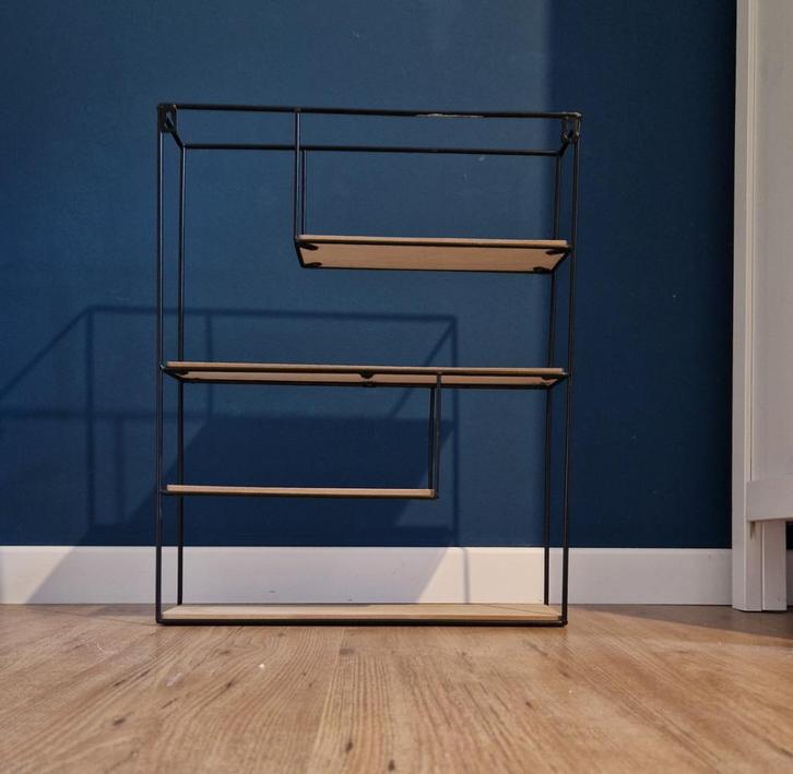 Lifa living wandrek Bilbao hout-metaal, Huis en Inrichting, Woonaccessoires | Wandplanken en Boekenplanken, Zo goed als nieuw
