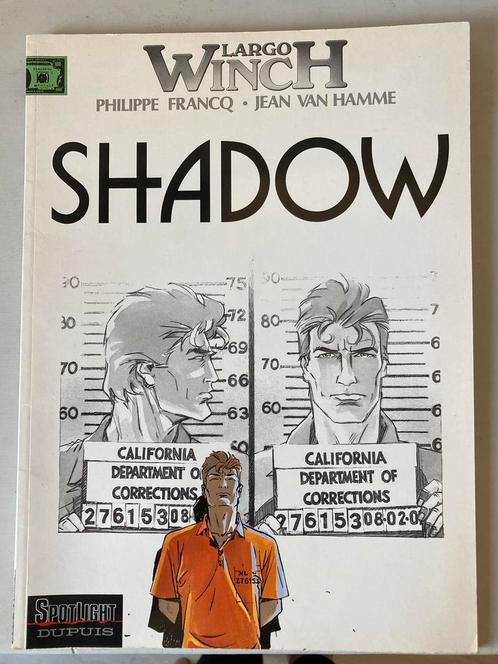 Jean Van Hamme - Shadow - reeks Largo Winch, Boeken, Stripboeken, Zo goed als nieuw, Eén stripboek, Ophalen of Verzenden
