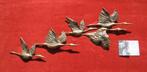 Artistieke brons Yves Lohé  - Envol 5 canards, Antiek en Kunst, Ophalen, Brons