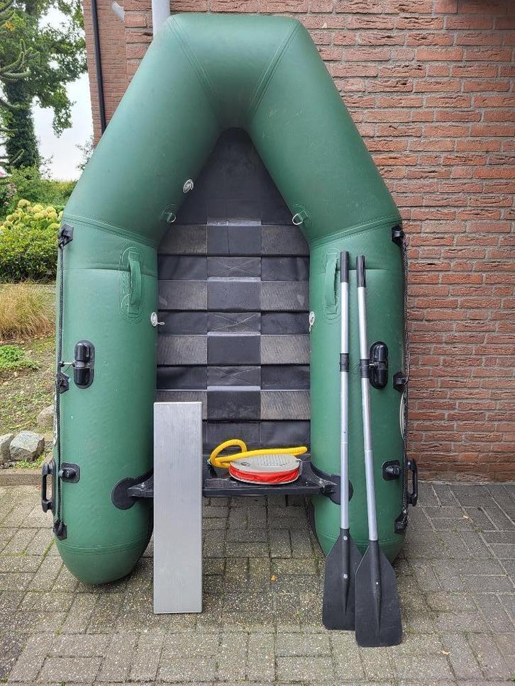 Vortex boot 240 slat rollup complete set karper rubberboot, Watersport en Boten, Hengelsport | Karpervissen, Gebruikt, Complete set