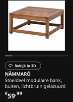 Ikea nammaro stoeldeel/bank/tafeltje, Huis en Inrichting, Ophalen, Zo goed als nieuw, Rechthoekig, Minder dan 50 cm