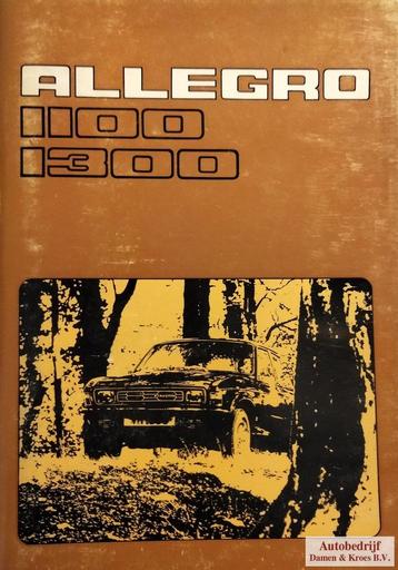 Handboek Allegro 1100 - 1300 Instructieboekje AKD8376 beschikbaar voor biedingen
