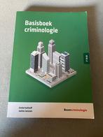 Basisboek criminologie-boomcriminologie, Boeken, Studieboeken en Cursussen, Ophalen of Verzenden, Zo goed als nieuw, HBO