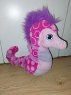 Zeepaard zeepaardje knuffel roze paars regenboog ogen, Ophalen of Verzenden, Zo goed als nieuw, Overige typen