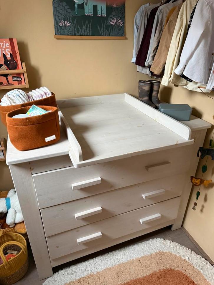 Bopita commode white wash, Kinderen en Baby's, Kinderkamer | Complete kinderkamers, Gebruikt, Jongetje of Meisje, Ophalen