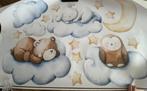 Nieuw kinderkamer muurstickerdiertjes op wolken, Kinderen en Baby's, Ophalen of Verzenden, Nieuw, Wanddecoratie