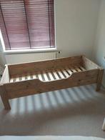 Steigerhouten bed. Inclusief 200x80 matras., Ophalen, Gebruikt, Eenpersoons, 80 cm