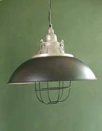 Bully retro industriele hang lamp, Huis en Inrichting, Lampen | Hanglampen, Ophalen, Gebruikt, Metaal, Minder dan 50 cm