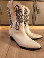 Leren cowboylaarsjes wit met zwart maat 38, Kleding | Dames, Schoenen, DWRS, Wit, Ophalen of Verzenden, Sneakers of Gympen