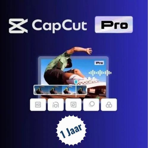Capcut Pro - 1 jaar volledige Pro, Computers en Software, Ontwerp- en Bewerkingssoftware, Nieuw, MacOS, Windows, Android, iOS