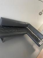 Leren eetbank, Huis en Inrichting, Banken | Complete zithoeken, Ophalen, Gebruikt, Metaal, Moderne Leren eetbank