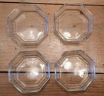 Arcoroc set van 4 octime glazen schaaltjes helder glas, Huis en Inrichting, Keuken | Servies, Ophalen of Verzenden, Overige stijlen