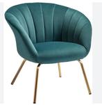 GEZOCHT ....  Stoel fauteuil Tulipa in blauw of oker, Huis en Inrichting, Stoelen, Ophalen of Verzenden, Zo goed als nieuw, Blauw