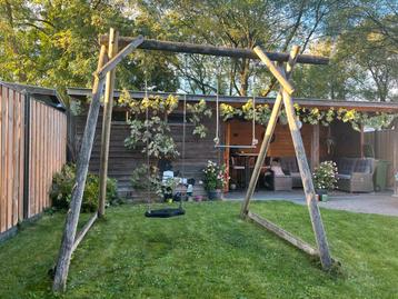 Houten Schommel - Breed 260cm, Hoog 245cm beschikbaar voor biedingen