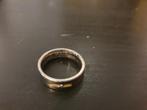 2 titaniumringen 1 met diamant nieuwprijs 140 euro, Ophalen of Verzenden, Zo goed als nieuw, Dame, Zilver