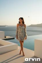 Sexy zomer mini jurk aparte mouwtjes, Maat 38/40 (M), Zwart, Ophalen of Verzenden, Zo goed als nieuw