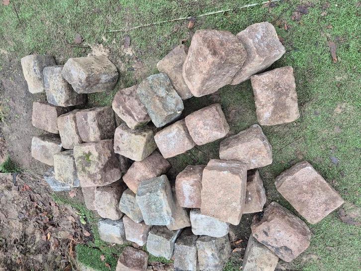 40 st grote keien, Tuin en Terras, Grind, Keien en Split, Zo goed als nieuw, Ophalen