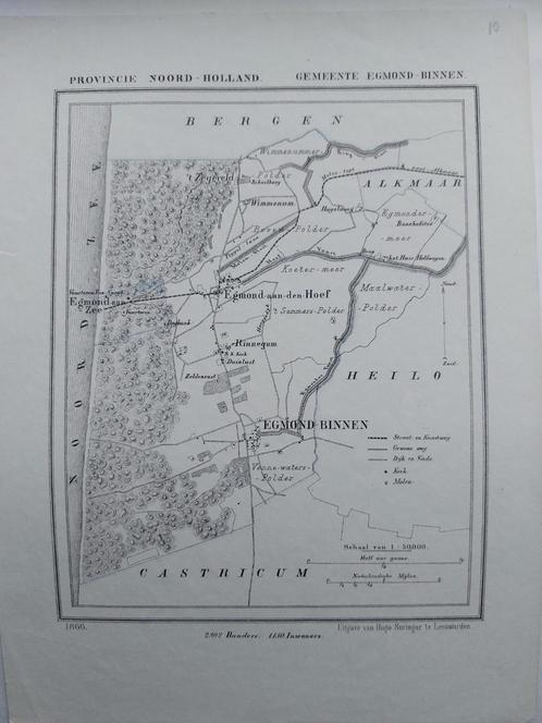 10 / Edmond Binnen Egmond aan Zee Egmond aan den Hoef, Antiek en Kunst, Kunst | Litho's en Zeefdrukken, Ophalen of Verzenden
