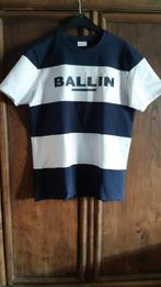 Ballin heren t-shirt blauw/wit maat L - niet gedragen, Nieuw, Ophalen of Verzenden, Ballin, Maat 48/50 (M)