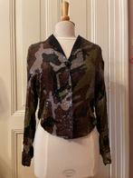 Uniek feestelijk Vintage paillette jasje., Kleding | Dames, Jasjes, Kostuums en Pakken, Maat 38/40 (M), Overige kleuren, Ophalen of Verzenden