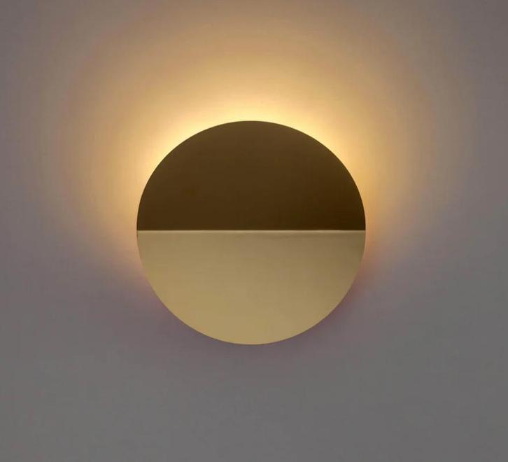 2x Messing Wandlamp met Diffuser, Huis en Inrichting, Lampen | Wandlampen, Nieuw, Metaal, Ophalen of Verzenden