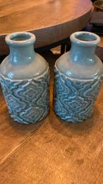 2 vaasjes, Overige kleuren, Verzenden, Minder dan 50 cm, Glas