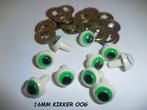 x4 Nieuw Veiligheidsoogjes Kikker 16mm, Hobby en Vrije tijd, Breien en Haken, Ophalen of Verzenden, Nieuw, Breien of Haken, Overige typen