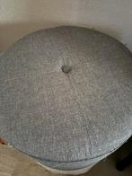 Grijze Opbergpoef, Ophalen, Minder dan 50 cm, Gebruikt, Rond