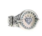 Gem Kingdom ring mt 17,2, Ophalen of Verzenden, Zo goed als nieuw, 17 tot 18, Dame