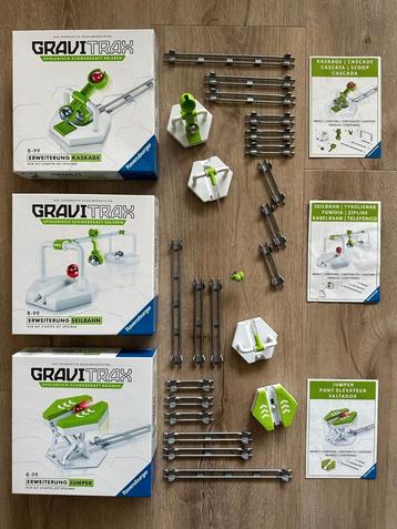 Gravitrax Extensions Cascade, Zipline en Jumper compleet beschikbaar voor biedingen