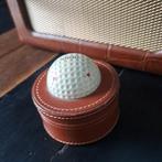 Vintage lederen opbergdoosje van Arden Forest, Antiek en Kunst, Curiosa en Brocante, Ophalen of Verzenden