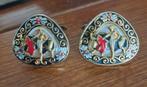 Manchetknopen cufflinks stier torreador., Sieraden, Tassen en Uiterlijk, Manchetknopen, Ophalen of Verzenden, Overige materialen