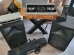 Complete Pioneer djm 350 set met gehele geluidsinstalatie, Audio, Zo goed als nieuw, Ophalen
