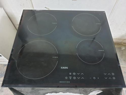 Schone Inbouw AEG Inductie Kookplaat werkt super (HK634200FB, Witgoed en Apparatuur, Kookplaten, Zo goed als nieuw, Inbouw, Inductie