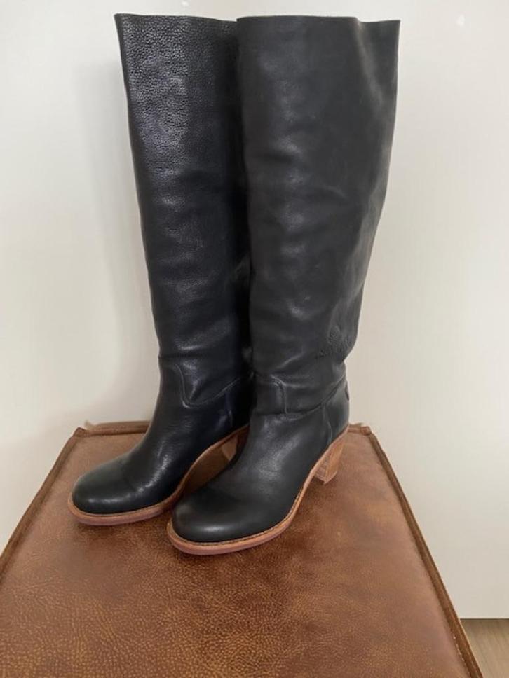 Hoge laarzen Shabbies Amsterdam, maat 40, zwart *NIEUW*, Kleding | Dames, Schoenen, Nieuw, Hoge laarzen, Zwart, Ophalen of Verzenden
