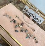 Pandora armband met bedels, Ophalen of Verzenden, Zilver