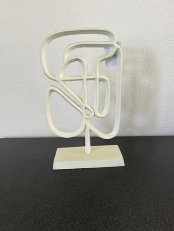 Light & Living ornament Goleza Crème metaal Nieuw! beschikbaar voor biedingen